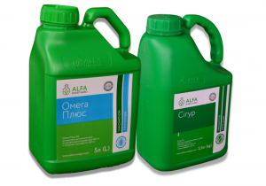 Трикомпонентний гербіцид ALFA Smart Agro Сігур ВГ 2,5 кг + ПАР Омега 5 л