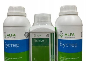 Гербіцид для кукурудзи ALFA Smart Agro Тривіум ВГ 0,5 кг + ПАР Бустер 2 л